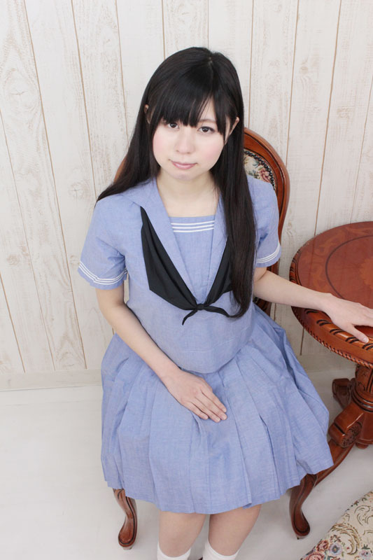 ミッションスクール系高校のセーラー服（夏服） Ｍ（cm0675 